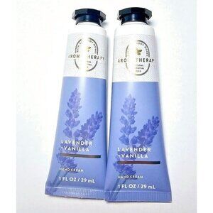 2 LAVENDER VANILLA Bath Body Works Aroma Hand Cream 1oz Each NEW